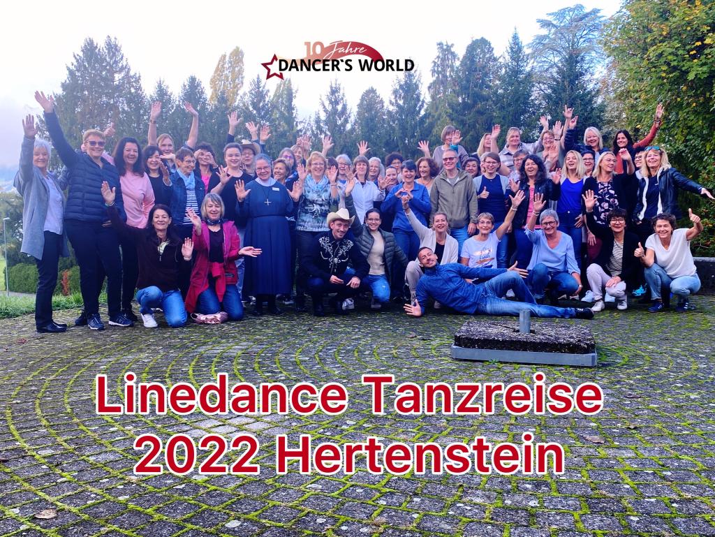 Linedance Tanzreise Gruppenfoto 2022 in Hertenstein